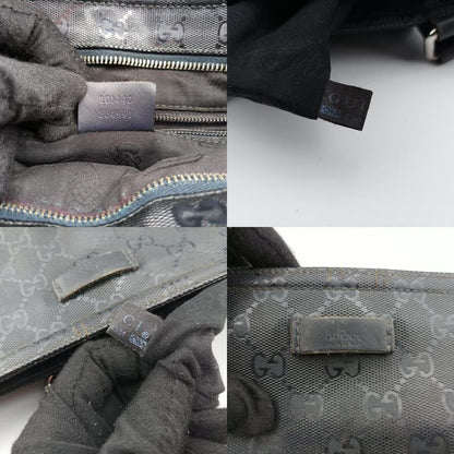 Gucci Imprime Messenger Navy PVC Coated Canvas 201446 Unknown Make Number