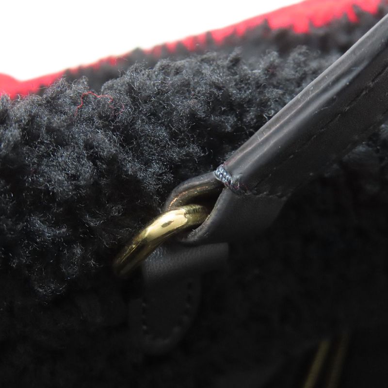 Louis Vuitton M55421 Monogram - Teddy On The Go GM Tote Bag Shearling Women