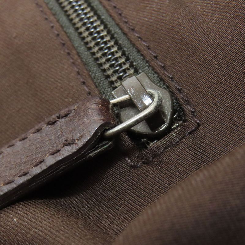 Gucci 131230 GG Sherry Line Handbag Canvas Women