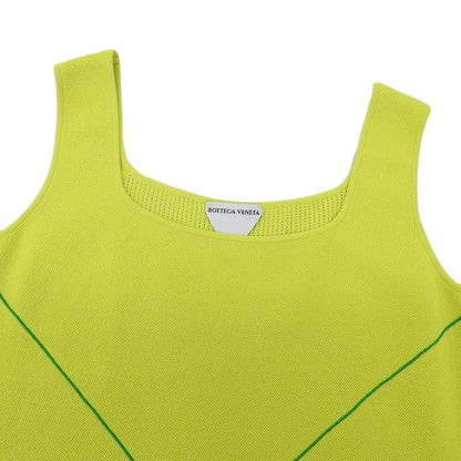 Bottega Veneta 21ss 2021 Runway Item 698085 Square Neck Pleated Mini Dress L