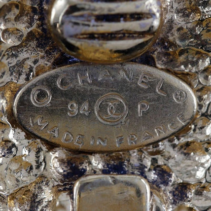 Chanel Coco Mark Vintage Gold Plated 94P Ladies 24g Earring