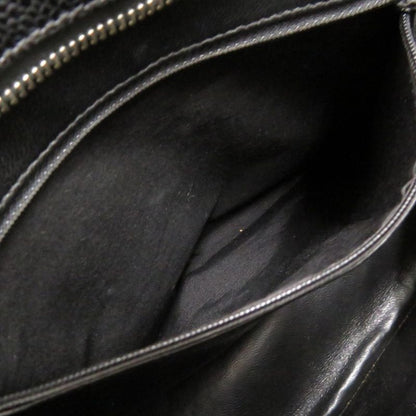 Chanel Reprint Tote Caviar Skin Black Silver Hardware 7th Tote Bag Coco Mark