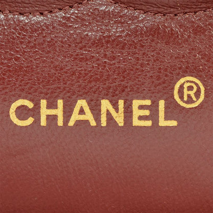 Chanel Matelasse 25 W Flap Chain Shoulder Bag Lambskin Black Gold Hardware Coco