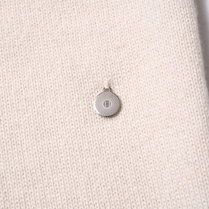 Hermes Dress Size 34 Total Cashmere Knit Dress Tunic H Logo Decoration Made In