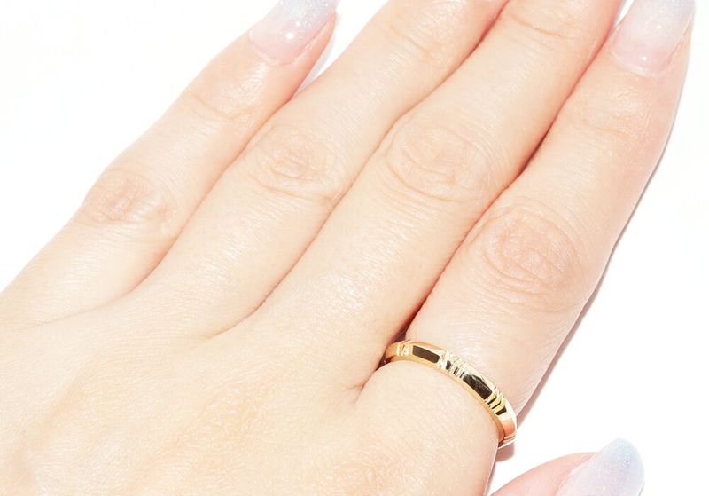 Tiffany & Co Ring 18K Yellow Gold Atlas X Closed Narrow Ring Width 3mm (012in)