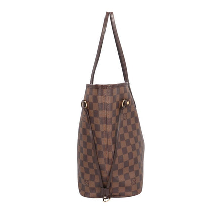Louis Vuitton Neverfull MM Damier Tote Bag Damier Canvas N51105 Brown Ladies