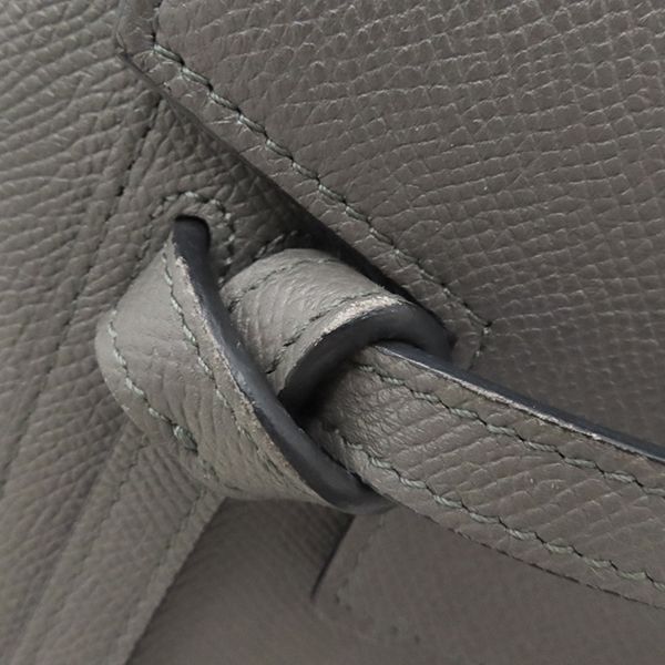Celine 2way Bag Belt Bag Nano Calf Gray Gold Hardware Handbag Shoulder [storage