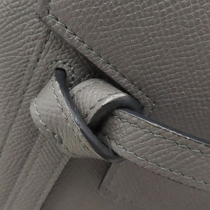 Celine 2way Bag Belt Bag Nano Calf Gray Gold Hardware Handbag Shoulder [storage
