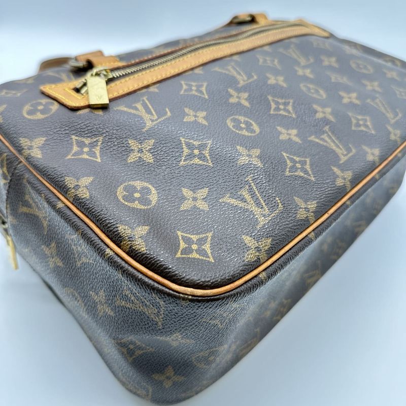 Louis Vuitton M51181 Cité GM Tote Bag Shoulder Bag Brown Monogram Leather