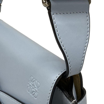 Loewe Shoulder Bag Gate Dual Bag Mini C565r41x04 Light Blue Jacquard Strap