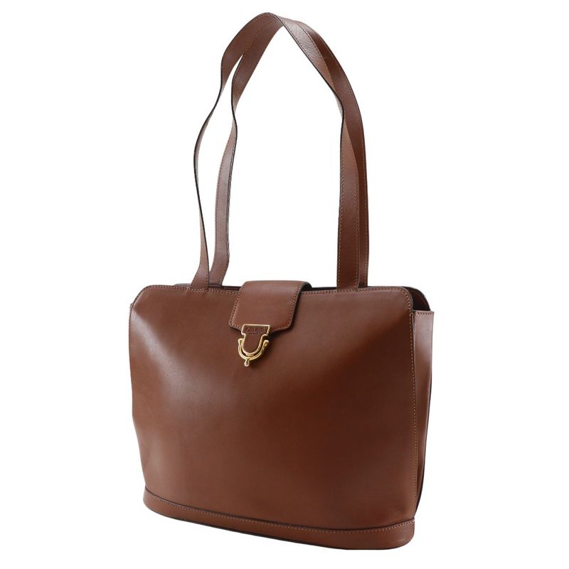Celine Vintage Calf Brown Women's Tote Bag