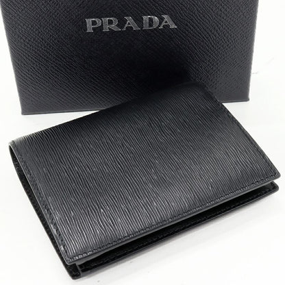 Prada Bifold Wallet With Coin Purse Vittelomove Triangle Compact Wallet Calf