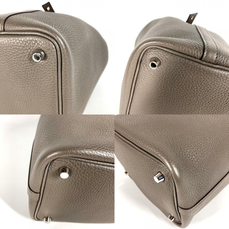 Hermes Handbag Picotin Lock PM Picotin Lock PM Taurillon Cles Mans Etang Gray