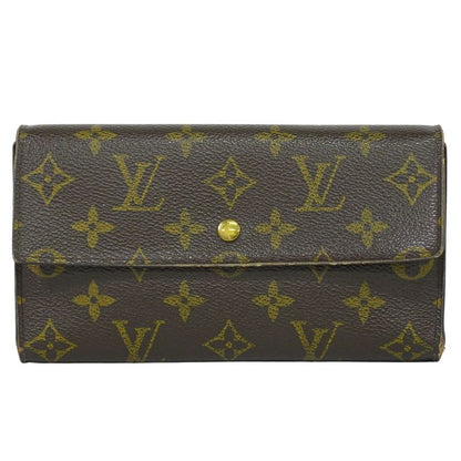 Authentic Louis Vuitton LV Porte Trésor International Monogram Long Wallet