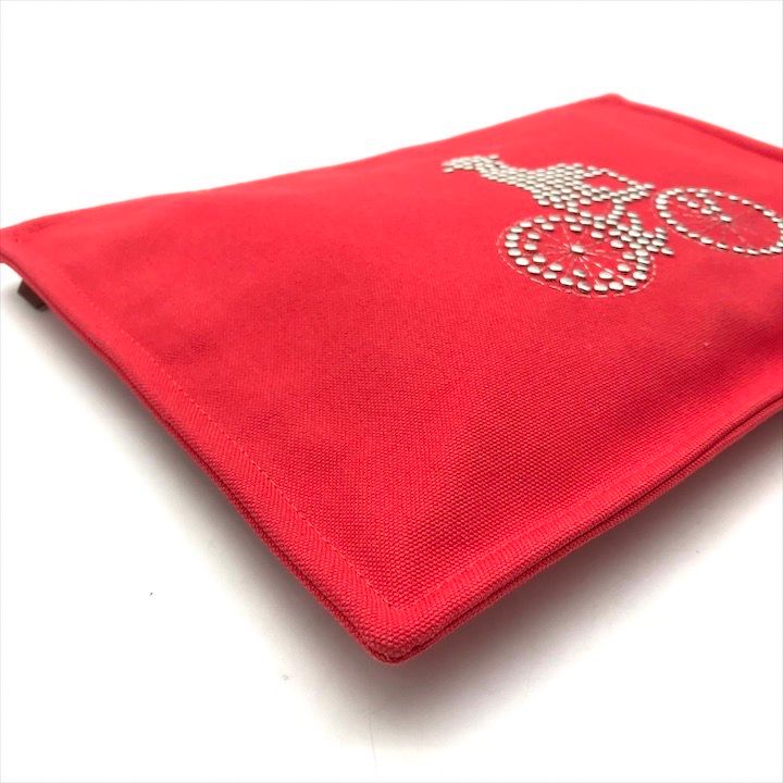 Hermes Velocipedist Bicycle Flat Pouch Red