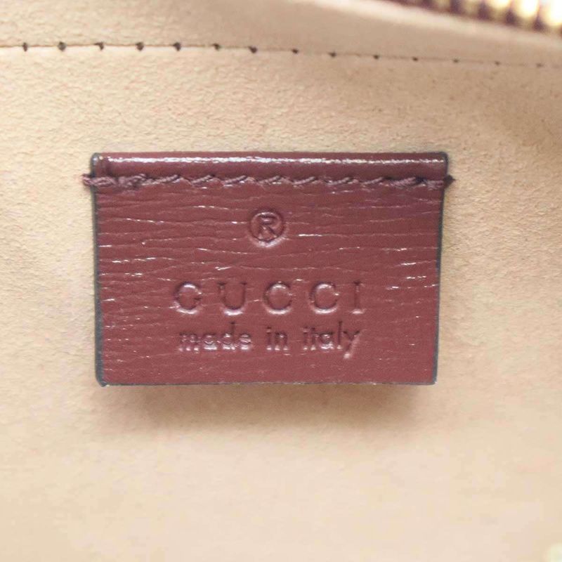 Gucci Interlocking Travel Case Second Bag 625764 Beige