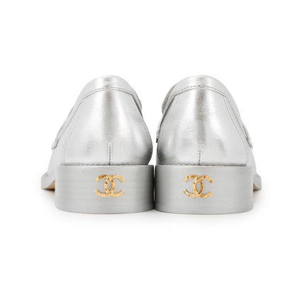 Chanel Lofa CC Logo Camellia Leather 37C Shoes