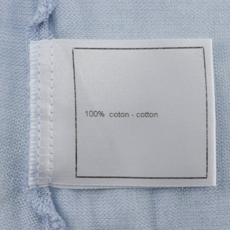 Chanel Coco Mark P25278v01765 Cotton Light Blue Women's Knit