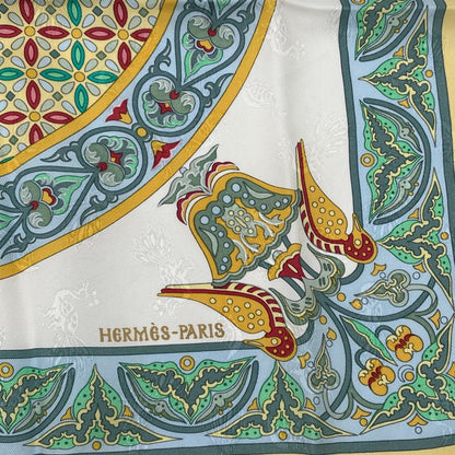 Hermes Scarf Carre 90 Ciels Byzantins Byzantine Sky Silk Multicolor