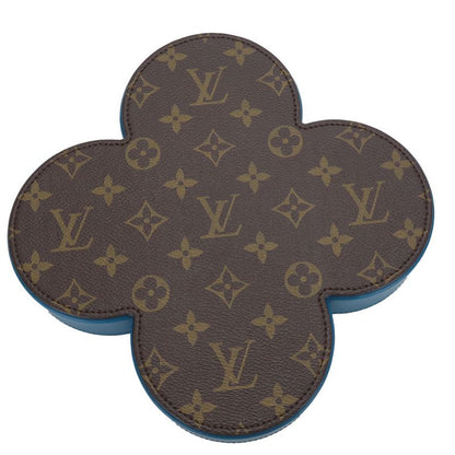 Louis Vuitton Other Accessories Vidée Poche Flower Monogram Blue Veil Brown