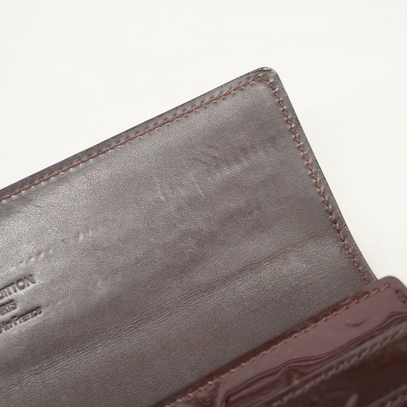 Louis Vuitton Vernis Portefeuille Sarah M91521 Rouge For Women