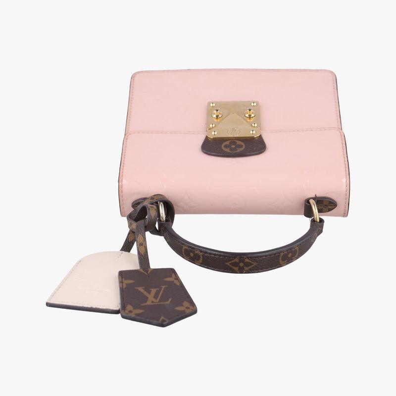 Louis Vuitton Sprung Street PM Rose Ballerine Vernis ×monogram Canvas M90468nz31