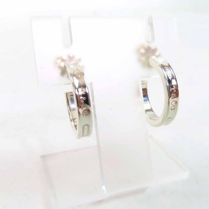 Tiffany & Co 1837 Narrow Hoop Earrings Sv925 Silver With Box And