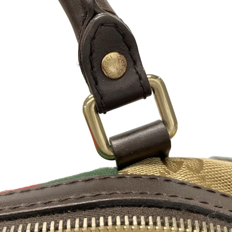 Gucci Handbag GG Patternsherry (web) 247205 Dark Brown X Beige X Multi Mini