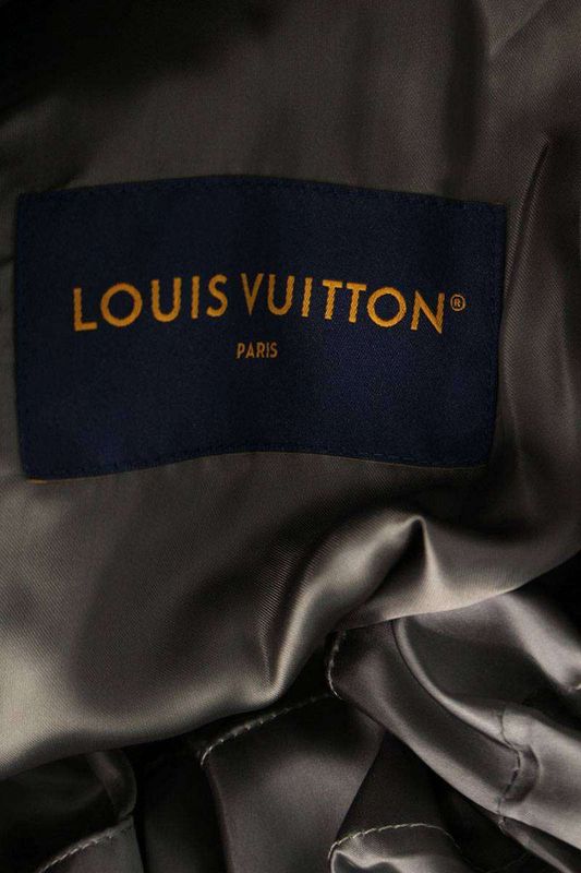 Louis Vuitton 1abzec LV Embroidered Oversized Bomber Jacket Blouson Men's 52