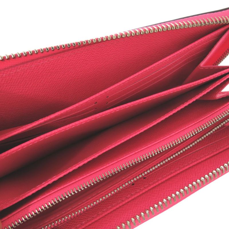 Louis Vuitton Epi Leather Round Zip Wallet Zippy Wallet M80113 Long Wallet Pink