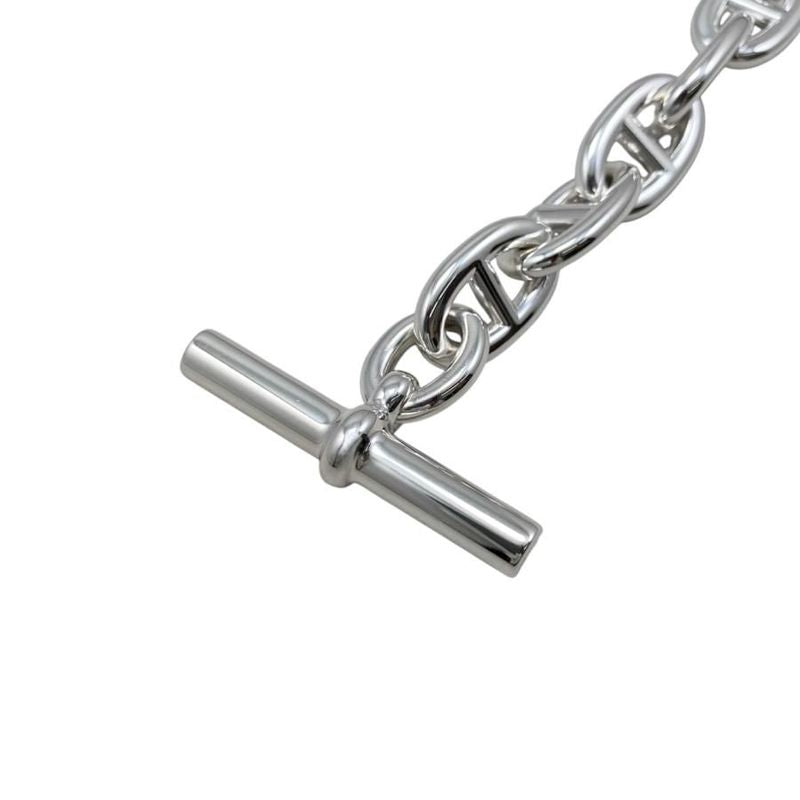 Hermes Bracelet Chaine D'ancre TGM H101995b 011 Ag925 11 Frames Silver Hermes