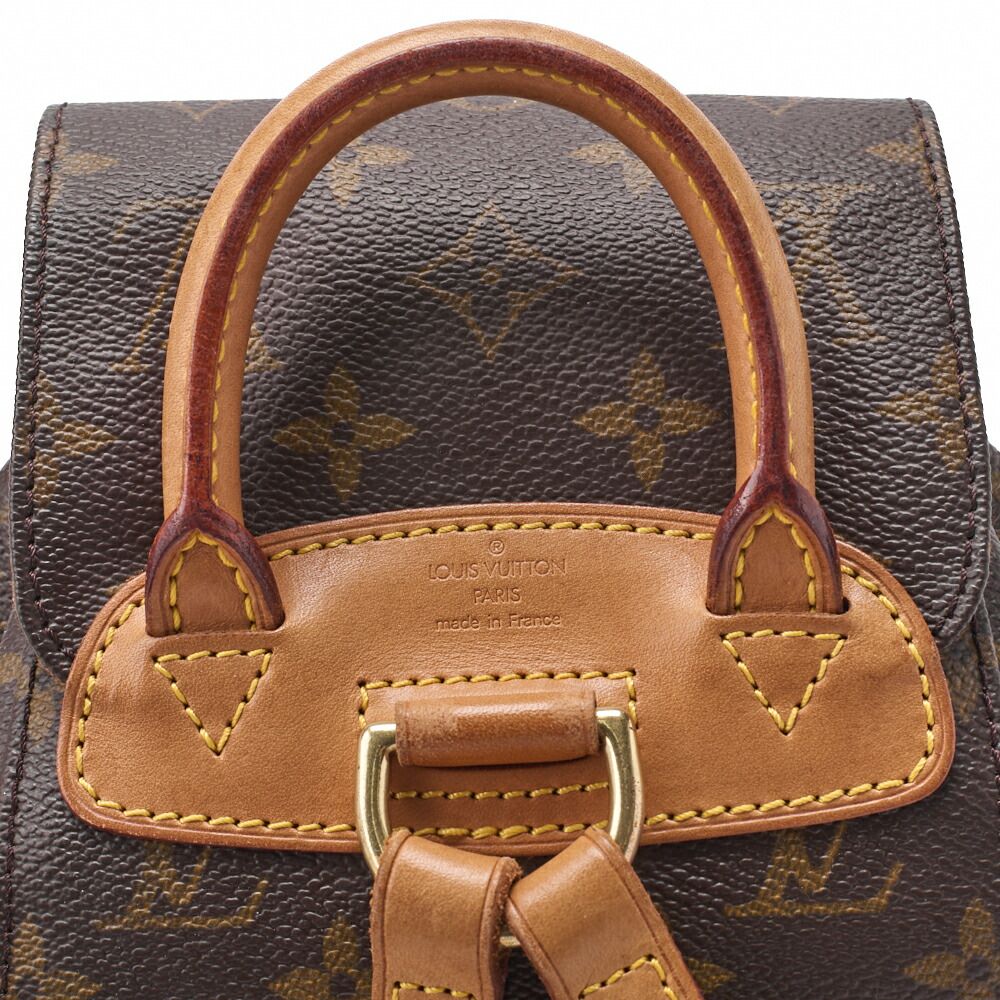 Louis Vuitton Monogram Montsourisー Mini Backpack Brown (gold Hardware) Shoulder