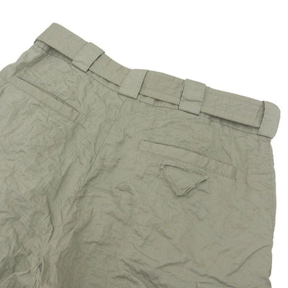 Prada Beautiful Stretch Cotton Bermuda Shorts Bottoms Men's Khaki S 24SS S
