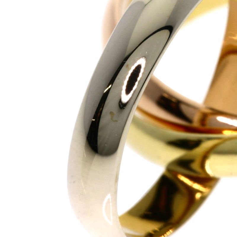 Cartier Trinity #49 Ring 18K Yellow Gold 18K White Gold 18K Pink Gold Ladies