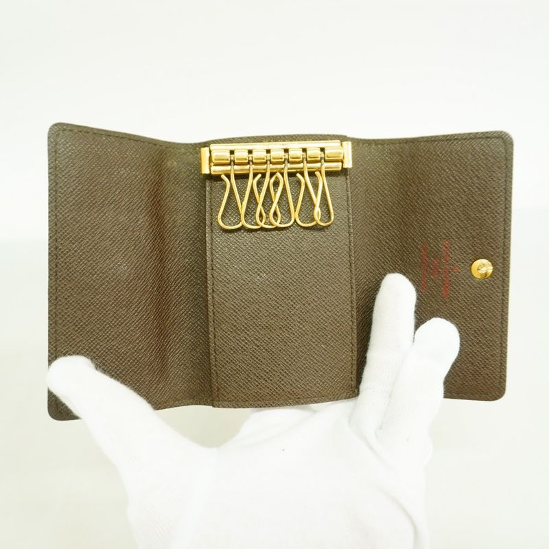 Louis Vuitton Key Case Damier Multicles 6 N62630 Ebène Men Women Unisex