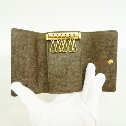 Louis Vuitton Key Case Damier Multicles 6 N62630 Ebène Men Women Unisex