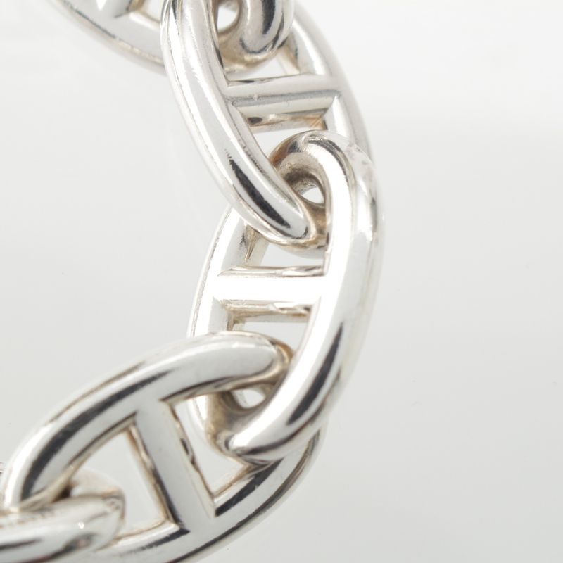 Hermes Chaine D'ancre TGM 12 Pieces Bracelet Accessories Ag925 Silver 1126g