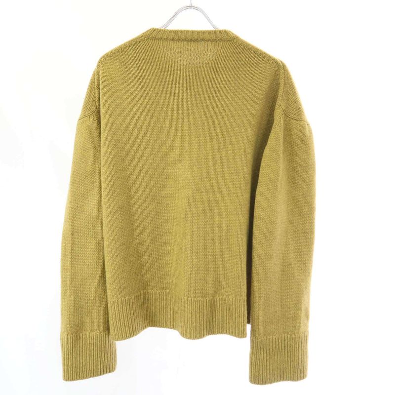 Celine by Phoebe Philo Cashmere Chunky Knit Sweater 2 3bj4 6394 Mustard XS