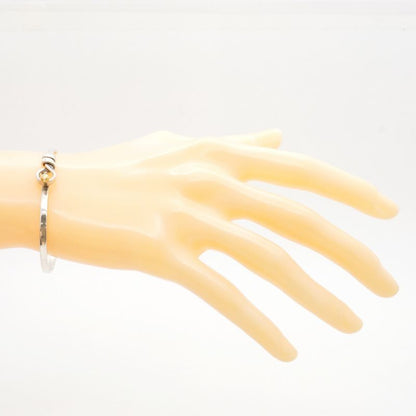 Tiffany & Co Bangle Hook And Eye 18K Yellow Gold Yellow Gold Silver 925 Women