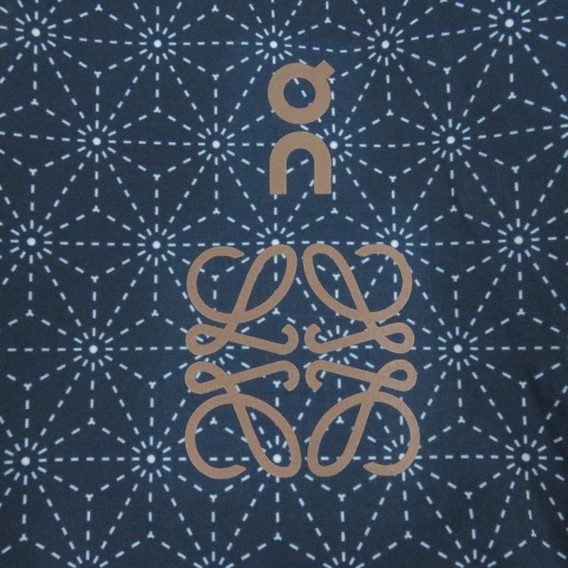 LOEWE On LOEWE On Hemp Leaf Pattern All Over Pattern Anagram Logo Print Hooded