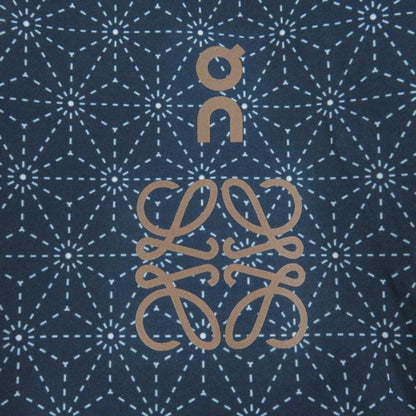 LOEWE On LOEWE On Hemp Leaf Pattern All Over Pattern Anagram Logo Print Hooded