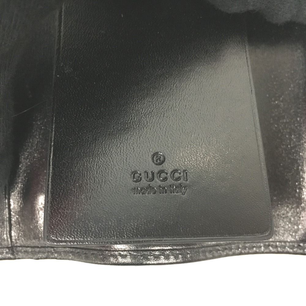 Gucci GG Canvas Key Case 6 Rows 131928 Black