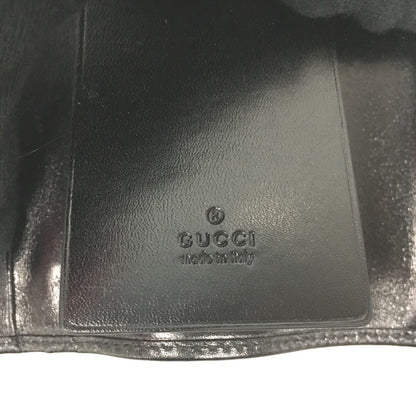 Gucci GG Canvas Key Case 6 Rows 131928 Black