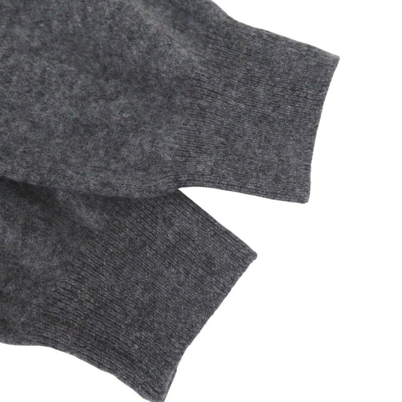 Christian Dior Cashmere Knit Pearl Button Long Sleeve 354s48am053 Sweater Gray