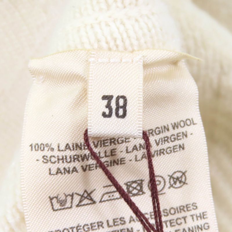 Hermes 23AW 3h2101d4 100% Wool H Motif With Logo Zip Poncho Coat Knit Coat Off