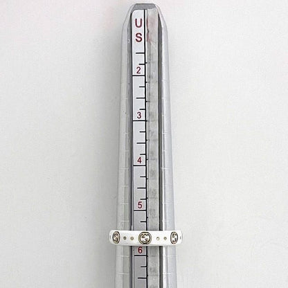 Gucci Icon Ring F22977 White Yellow Gold