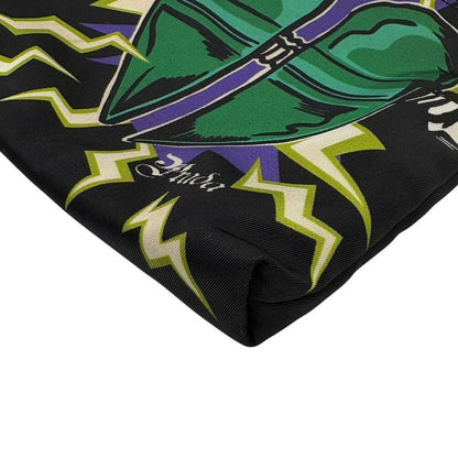 3158 Prada Shoulder Bag Triangle Logo Nylon Universal Frankenstein Silver