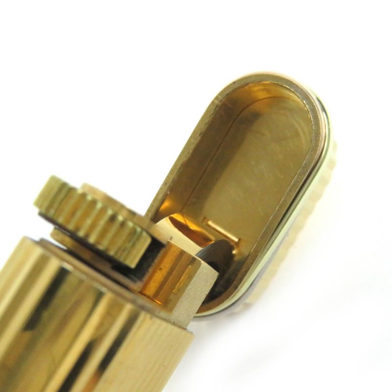 Cartier New Shape Short Trinity Oval Stripe Gas Lighter Smoking