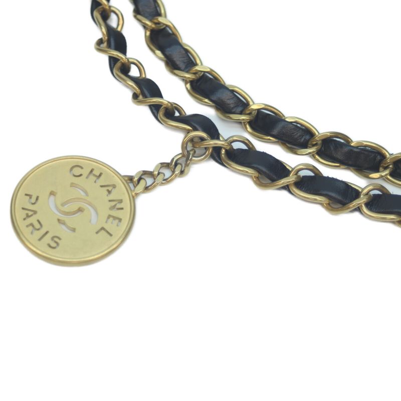 Chanel Black Ghardware Shiny Calf Chanel 22 Small Shoulder Bag Handbag Chain