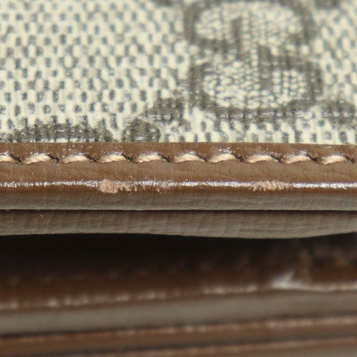 Gucci Horsebit 1955 Card Case Wallet Bifold Wallet Beige/ebony 726846 92tcg